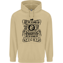 Get up Stand up Reggae Music Mens 80% Cotton Hoodie Sand