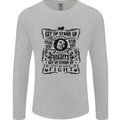 Get up Stand up Reggae Music Mens Long Sleeve T-Shirt Sports Grey
