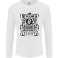 Get up Stand up Reggae Music Mens Long Sleeve T-Shirt White