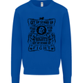 Get up Stand up Reggae Music Mens Sweatshirt Jumper Royal Blue