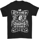 Get up Stand up Reggae Music Mens T-Shirt Cotton Gildan Black