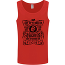 Get up Stand up Reggae Music Mens Vest Tank Top Red