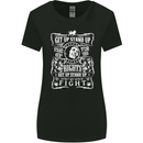 Get up Stand up Reggae Music Womens Wider Cut T-Shirt Black