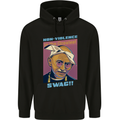 Ghandi Parody Gangsta Rap Music Hip Hop Childrens Kids Hoodie Black
