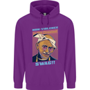 Ghandi Parody Gangsta Rap Music Hip Hop Childrens Kids Hoodie Purple