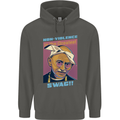 Ghandi Parody Gangsta Rap Music Hip Hop Childrens Kids Hoodie Storm Grey