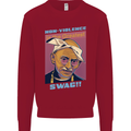 Ghandi Parody Gangsta Rap Music Hip Hop Kids Sweatshirt Jumper Red