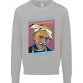 Ghandi Parody Gangsta Rap Music Hip Hop Kids Sweatshirt Jumper Sports Grey