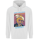 Ghandi Parody Gangsta Rap Music Hip Hop Mens 80% Cotton Hoodie White
