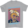 Ghandi Parody Gangsta Rap Music Hip Hop Mens T-Shirt Cotton Gildan Sports Grey