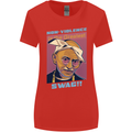 Ghandi Parody Gangsta Rap Music Hip Hop Womens Wider Cut T-Shirt Red