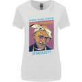 Ghandi Parody Gangsta Rap Music Hip Hop Womens Wider Cut T-Shirt White