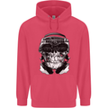 Ghetto Blaster Skull Childrens Kids Hoodie Heliconia