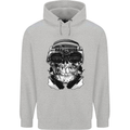 Ghetto Blaster Skull Childrens Kids Hoodie Sports Grey