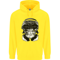 Ghetto Blaster Skull Childrens Kids Hoodie Yellow