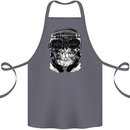 Ghetto Blaster Skull Cotton Apron 100% Organic Steel