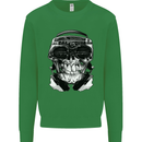 Ghetto Blaster Skull Kids Sweatshirt Jumper Irish Green