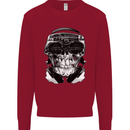 Ghetto Blaster Skull Kids Sweatshirt Jumper Red