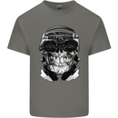 Ghetto Blaster Skull Kids T-Shirt Childrens Charcoal