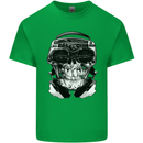 Ghetto Blaster Skull Kids T-Shirt Childrens Irish Green