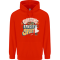 Ghosting Sport Funny Anti Valentines Day Childrens Kids Hoodie Bright Red