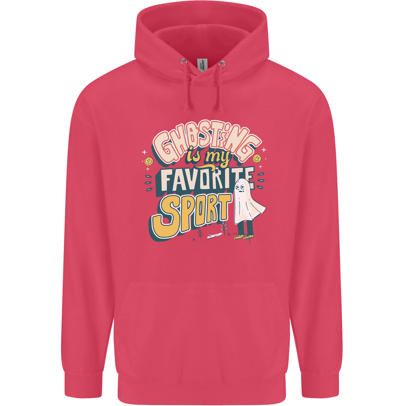 Ghosting Sport Funny Anti Valentines Day Childrens Kids Hoodie Heliconia