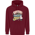Ghosting Sport Funny Anti Valentines Day Childrens Kids Hoodie Maroon