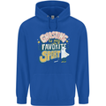 Ghosting Sport Funny Anti Valentines Day Childrens Kids Hoodie Royal Blue