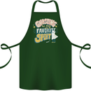 Ghosting Sport Funny Anti Valentines Day Cotton Apron 100% Organic Forest Green