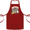Ghosting Sport Funny Anti Valentines Day Cotton Apron 100% Organic Maroon