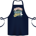 Ghosting Sport Funny Anti Valentines Day Cotton Apron 100% Organic Navy Blue
