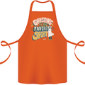 Ghosting Sport Funny Anti Valentines Day Cotton Apron 100% Organic Orange