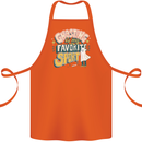 Ghosting Sport Funny Anti Valentines Day Cotton Apron 100% Organic Orange