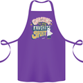 Ghosting Sport Funny Anti Valentines Day Cotton Apron 100% Organic Purple