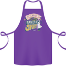Ghosting Sport Funny Anti Valentines Day Cotton Apron 100% Organic Purple
