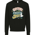 Ghosting Sport Funny Anti Valentines Day Kids Sweatshirt Jumper Black