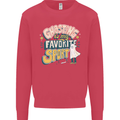 Ghosting Sport Funny Anti Valentines Day Kids Sweatshirt Jumper Heliconia
