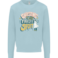 Ghosting Sport Funny Anti Valentines Day Kids Sweatshirt Jumper Light Blue