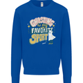 Ghosting Sport Funny Anti Valentines Day Kids Sweatshirt Jumper Royal Blue