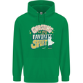 Ghosting Sport Funny Anti Valentines Day Mens 80% Cotton Hoodie Irish Green