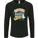 Ghosting Sport Funny Anti Valentines Day Mens Long Sleeve T-Shirt Black