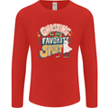 Ghosting Sport Funny Anti Valentines Day Mens Long Sleeve T-Shirt Red
