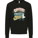 Ghosting Sport Funny Anti Valentines Day Mens Sweatshirt Jumper Black