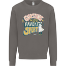 Ghosting Sport Funny Anti Valentines Day Mens Sweatshirt Jumper Charcoal