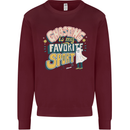 Ghosting Sport Funny Anti Valentines Day Mens Sweatshirt Jumper Maroon