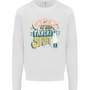 Ghosting Sport Funny Anti Valentines Day Mens Sweatshirt Jumper White