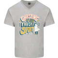 Ghosting Sport Funny Anti Valentines Day Mens V-Neck Cotton T-Shirt Sports Grey