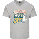 Ghosting Sport Funny Anti Valentines Day Mens V-Neck Cotton T-Shirt Sports Grey