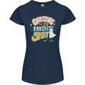 Ghosting Sport Funny Anti Valentines Day Womens Petite Cut T-Shirt Navy Blue