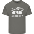 Gilmour Academy 63 Distressed Mens Cotton T-Shirt Tee Top Charcoal